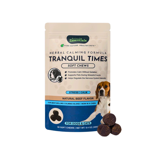 Animal Essentials Tranquil Times Soft Chews | Herbal Calming Formula