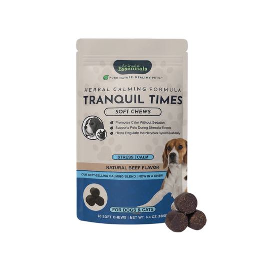 Animal Essentials Tranquil Times Soft Chews | Herbal Calming Formula