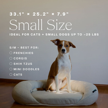 HigherDOSE Infrared PEMF Pet Bed | Natural PEMF + Far Infrared Therapy Bed for Dogs
