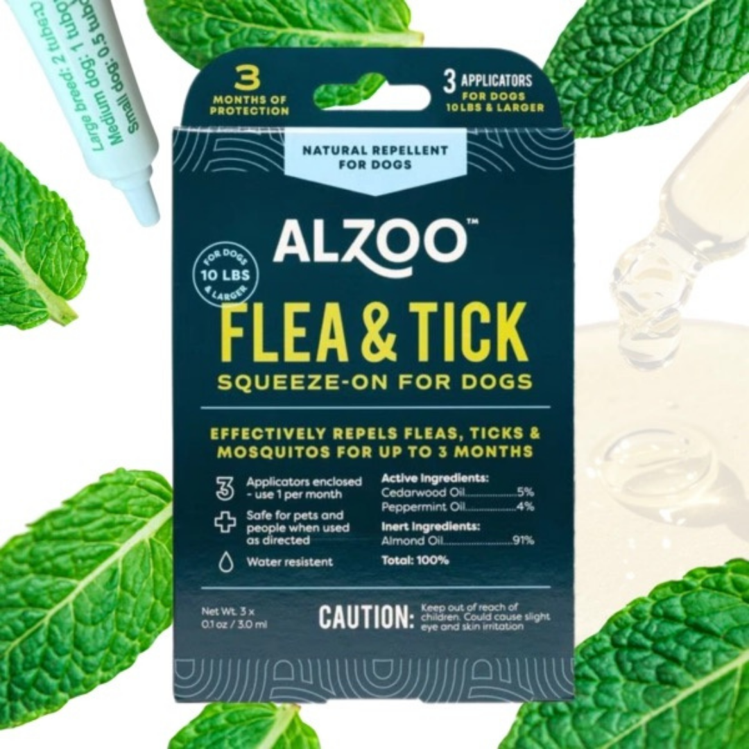 Alzoo Alzoo Natural Flea + Tick Squeeze-On