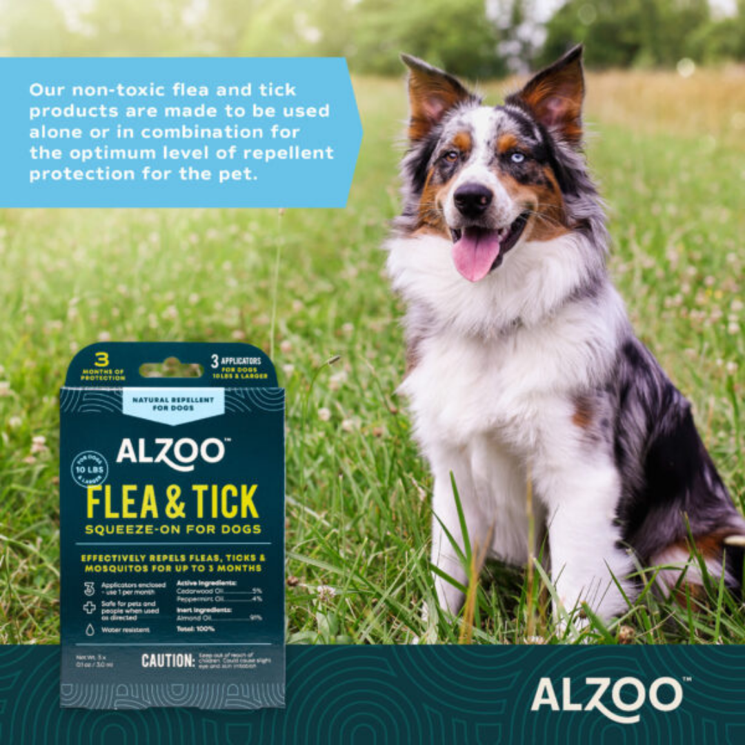 Alzoo Alzoo Natural Flea + Tick Squeeze-On