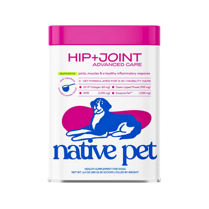 Native Pet Hip + Joint Advanced Care | Support Mobility, Joint Comfort & Muscle Strength