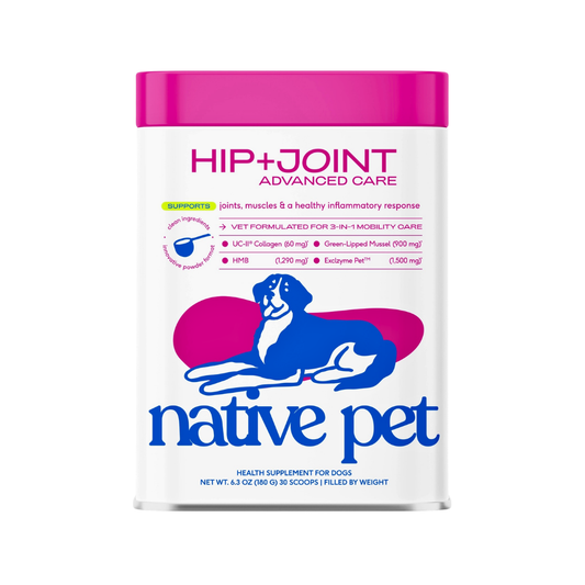 Native Pet Hip + Joint Advanced Care | Support Mobility, Joint Comfort & Muscle Strength