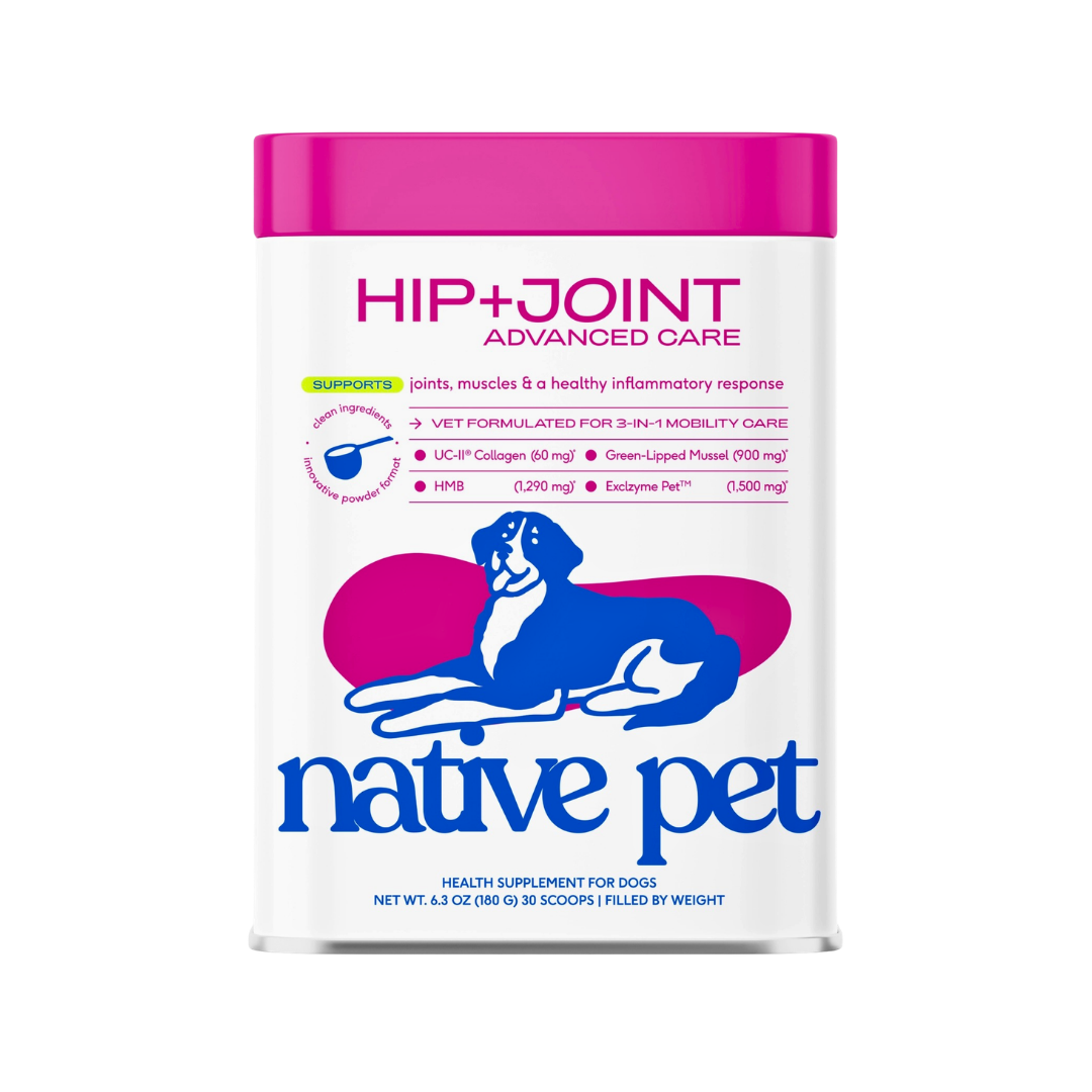 Native Pet Hip + Joint Advanced Care | Support Mobility, Joint Comfort & Muscle Strength