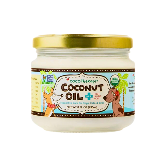 CocoTherapy Organic Virgin Coconut Oil | Skin, Coat + Digestive Health
