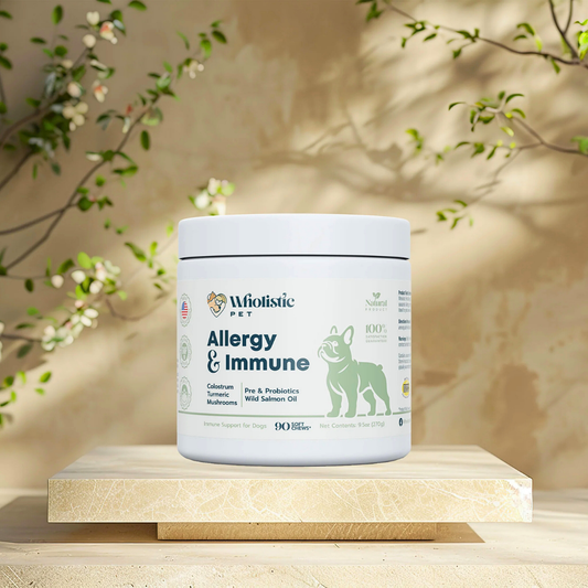 Wholistic Pet Organics Allergy & Immune Soft Chews | Natural Immune + Seasonal Allergy Support