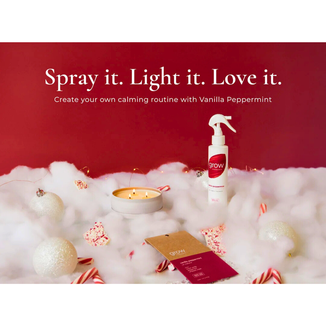 Grow Natural Air Freshener | Vanilla Peppermint