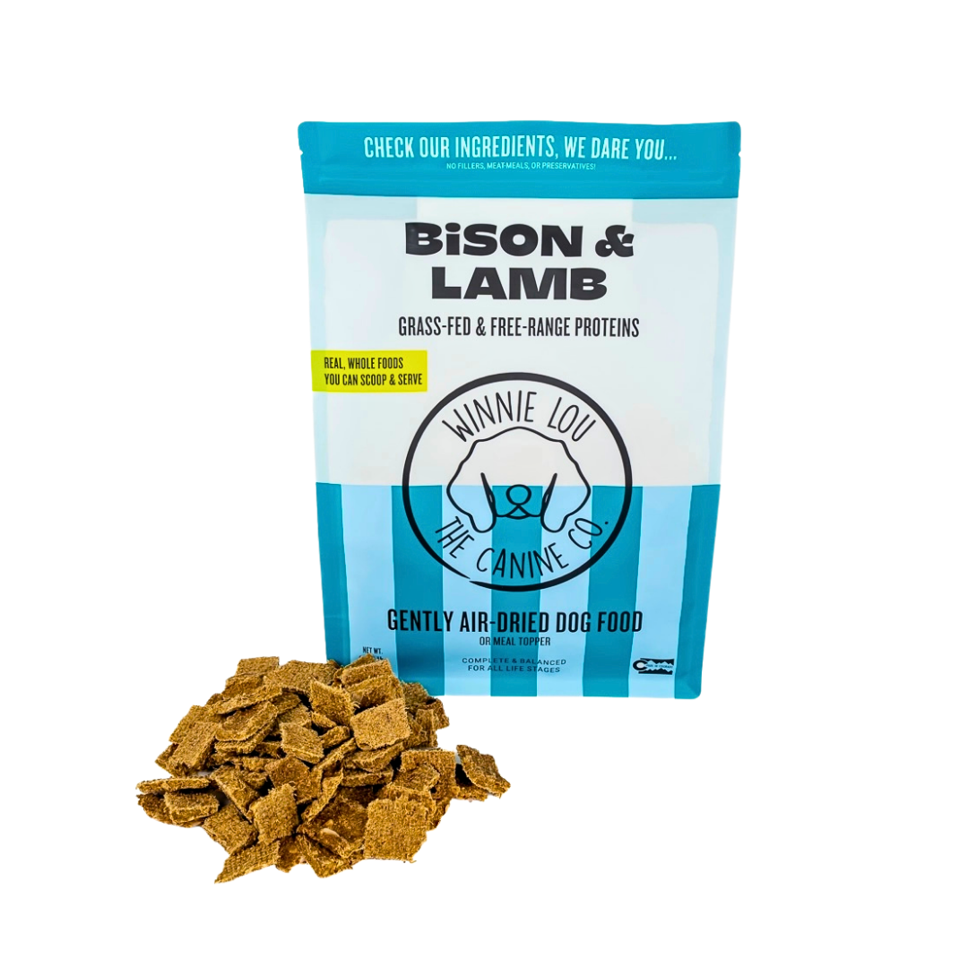 Winnie Lou Air-Dried Food | Bison + Lamb