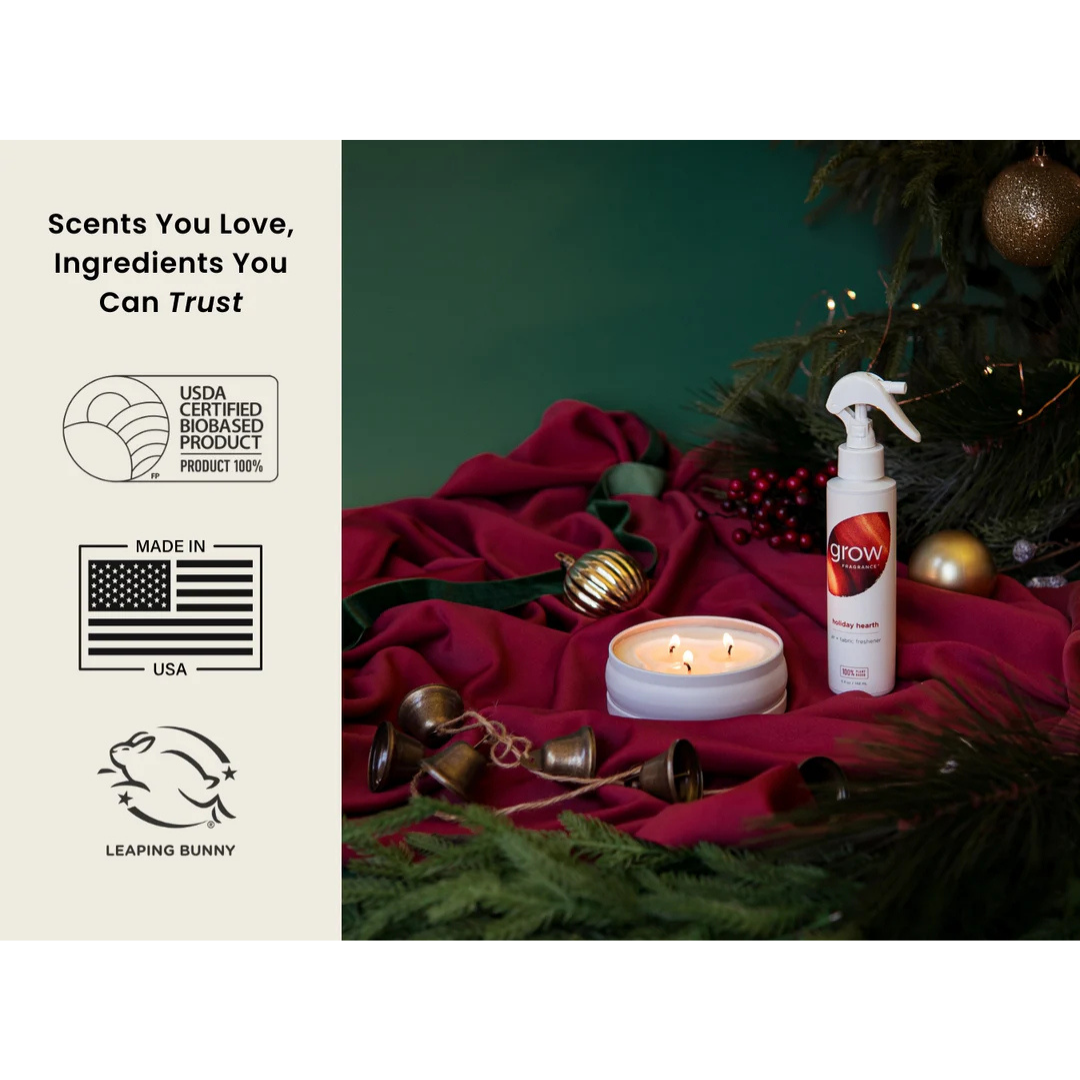 Grow Natural Candle | Holiday Hearth