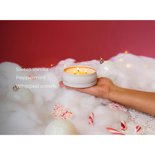 Grow Natural Candle | Vanilla Peppermint