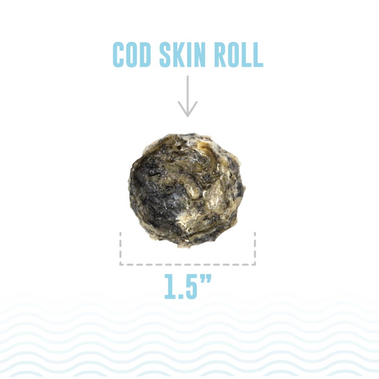 Icelandic+ Cod Skin Rolls Treats