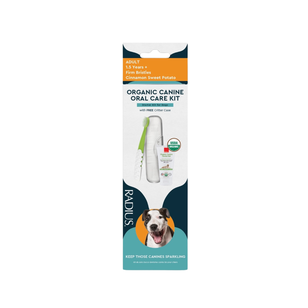 Radius Organic Canine Dental Kit Adult The Organic Dog Shop