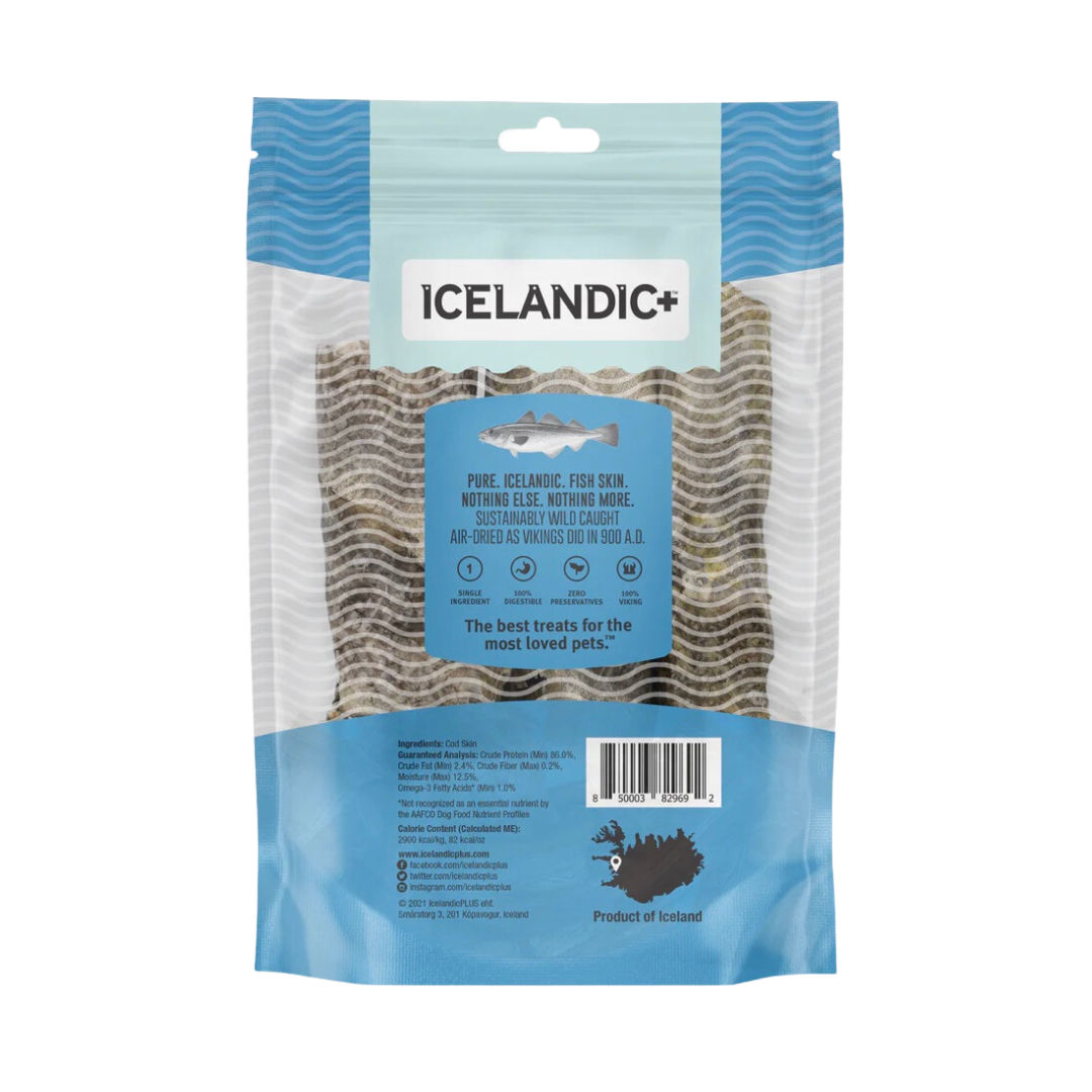 Icelandic+ Cod Skin Short Chew Stick | 5” - 3 Pieces