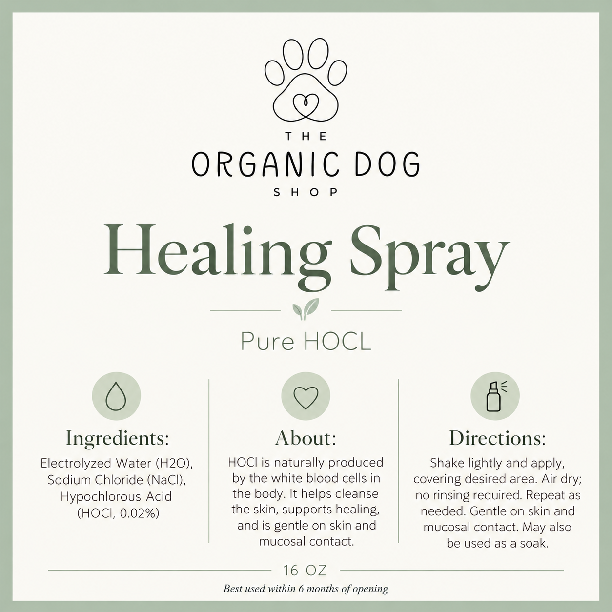 HOCL Rescue Spray | Skin Soothing + Natural Healing