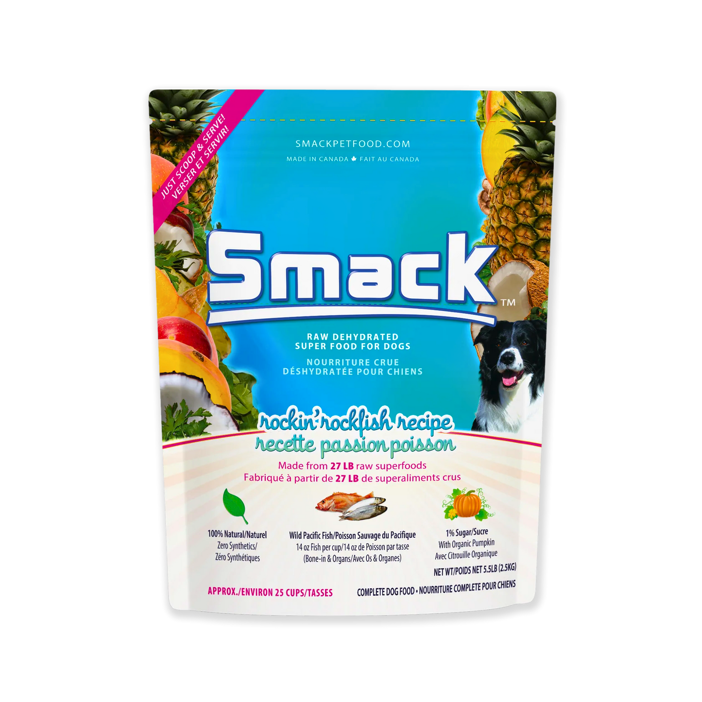 Smack Raw Dehydrated Superfood | Rockin' Rockfish