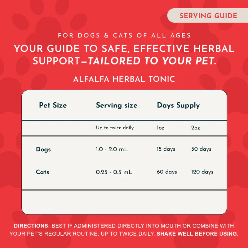 Animal Essentials Alfalfa | Gentle Joint + Detox Support
