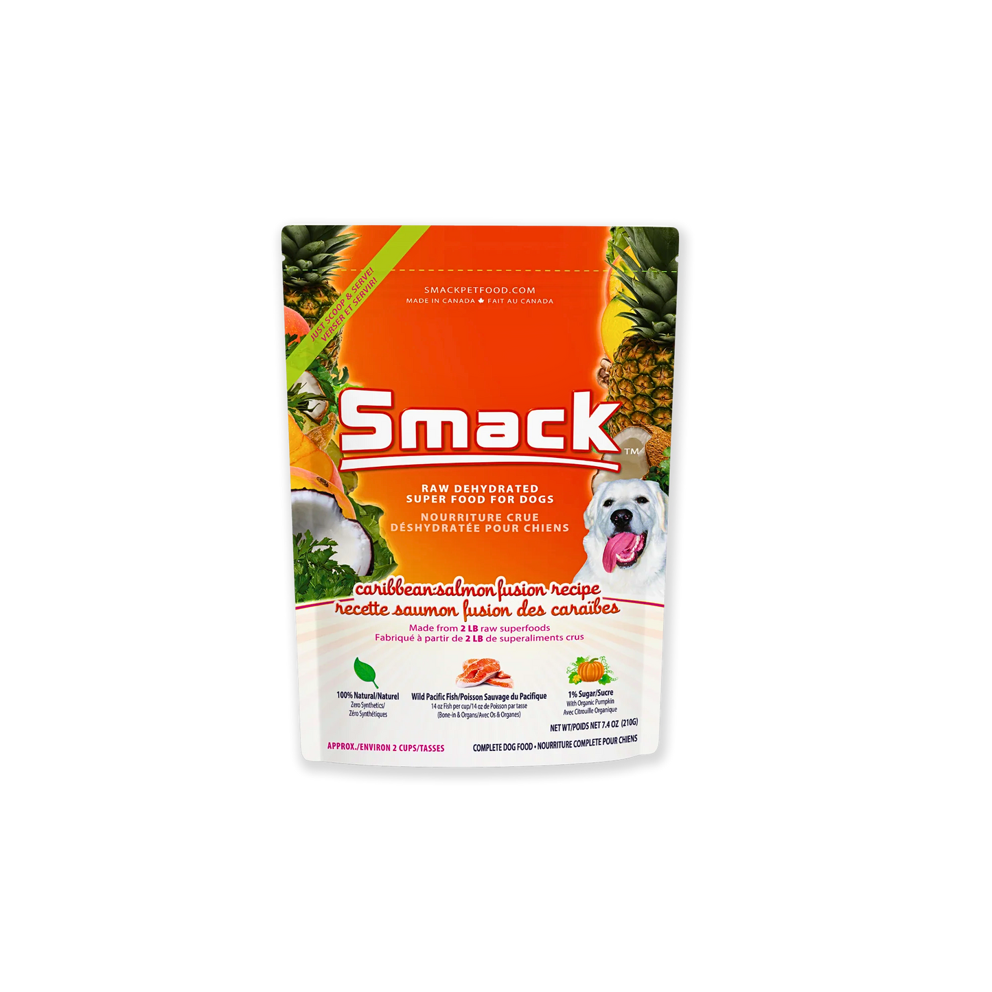 Smack Raw Dehydrated Superfood | Caribbean-Salmon Fusion