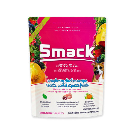 Smack Raw Dehydrated Superfood | Very Berry Chicken