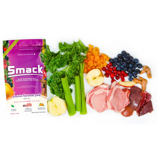 Smack Raw Dehydrated Superfood | Prairie Harvest Pork