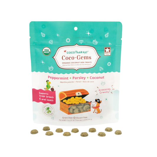 Cocotherapy Coco-Gems Training Treats | Peppermint + Parsley