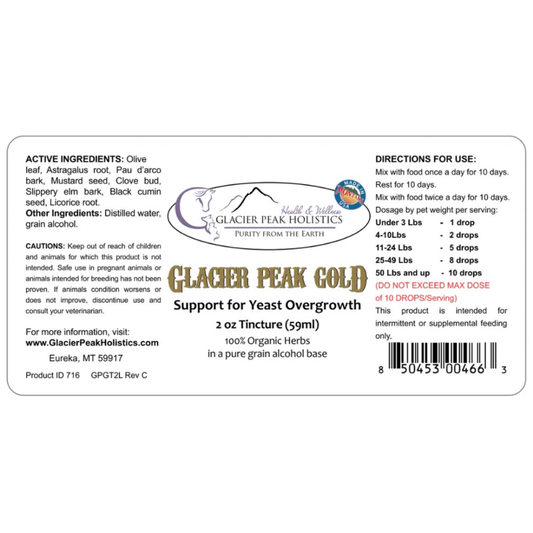 Glacier Peak Gold | Natural Yeast Support