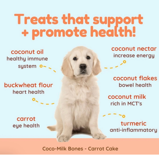 CocoTherapy Coco-Milk Bones | Carrot Cake