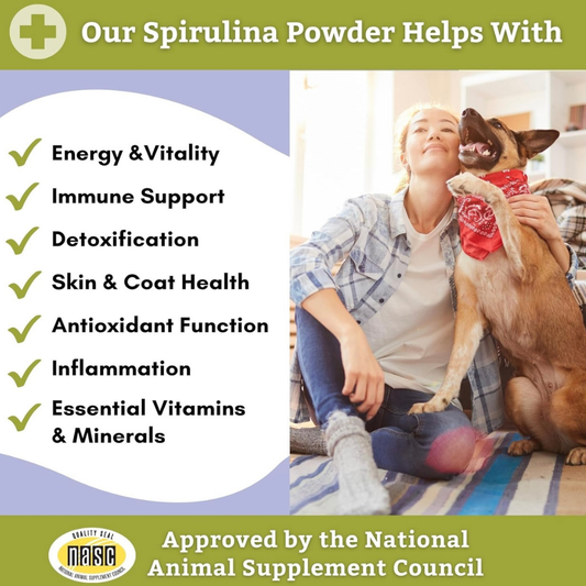 Wholistic Pet Organics Spirulina | Natural Antioxidant + Immune Support