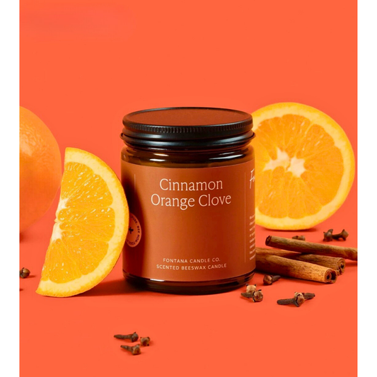 Fontana Essential Oil Candle | Cinnamon Orange Clove