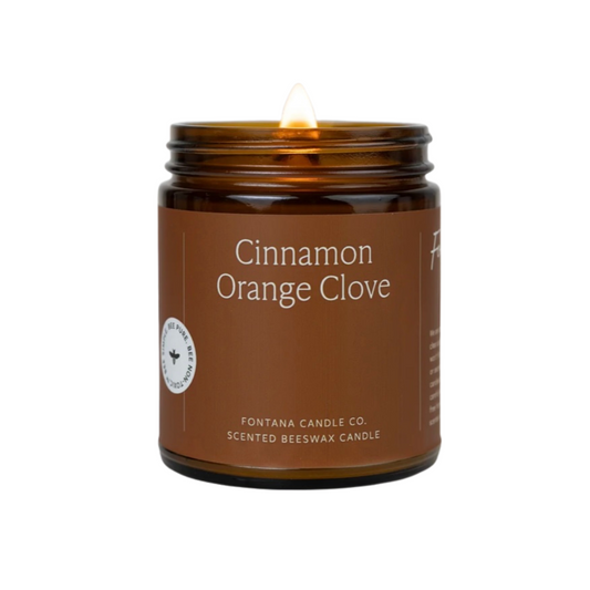 Fontana Essential Oil Candle | Cinnamon Orange Clove