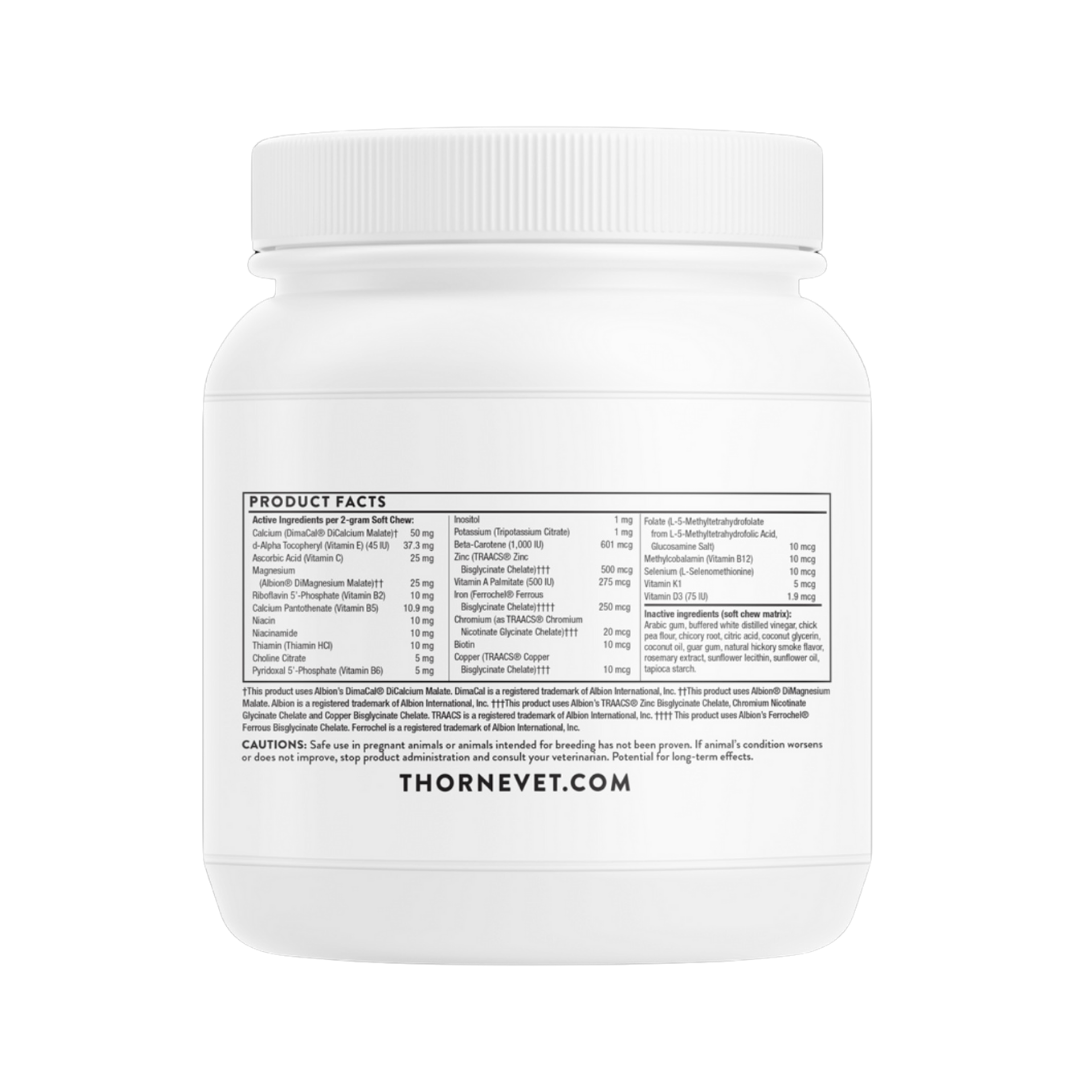 ThorneVet Canine Basic Nutrients | Comprehensive Multivitamin