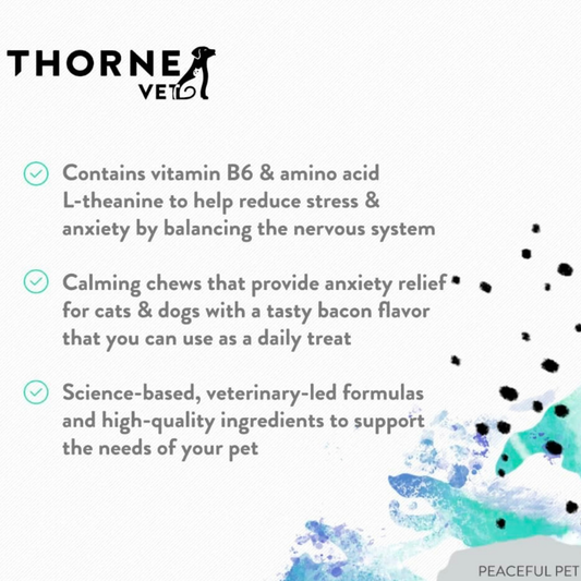 ThorneVet Peaceful Pet | Natural Stress Relief + Calming Support