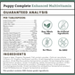 Wholistic Pet Organics Puppy Complete | Natural Whole-Food Multivitamin, Enzymes & Probiotics for Puppies