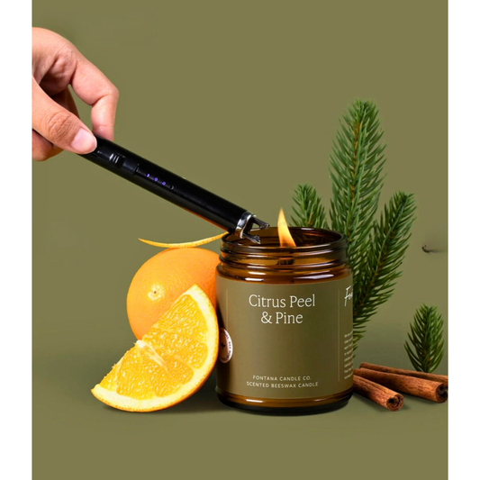 Fontana Essential Oil Candle | Citrus Peel + Pine