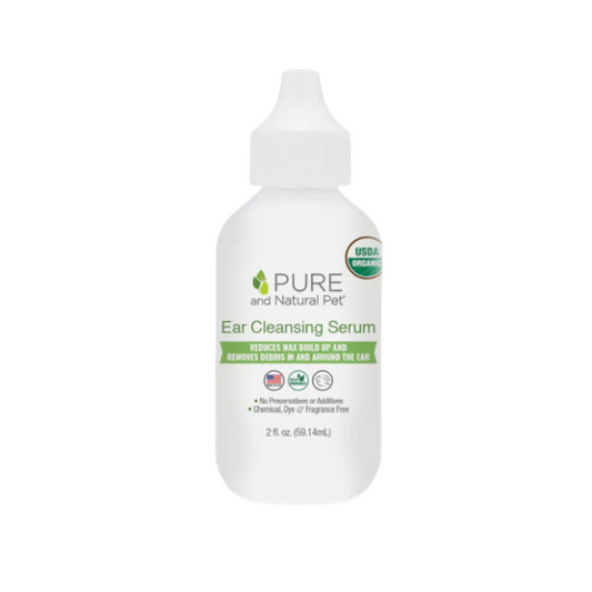 Pure and Natural Pet Organic Ear Cleansing Serum