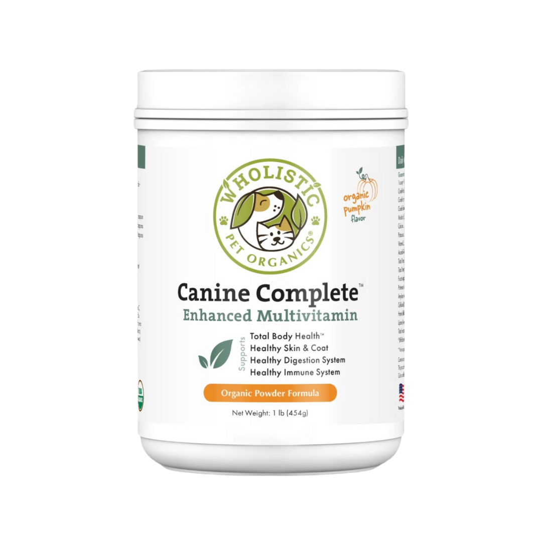 Wholistic Pet Organics Canine Complete + Organic Pumpkin | Comprehensive Multivitamin