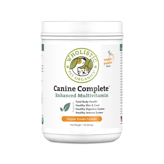 Wholistic Pet Organics Canine Complete + Organic Pumpkin | Comprehensive Multivitamin