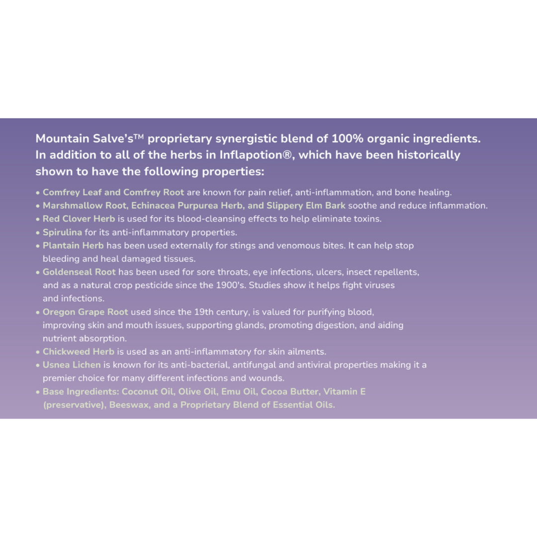 Glacier Peak Mountain Salve | Organic Healing Balm