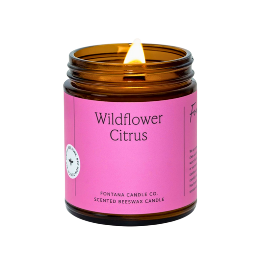 Fontana Essential Oil Candle | Wildflower Citrus