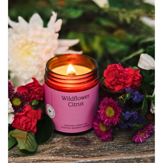 Fontana Essential Oil Candle | Wildflower Citrus