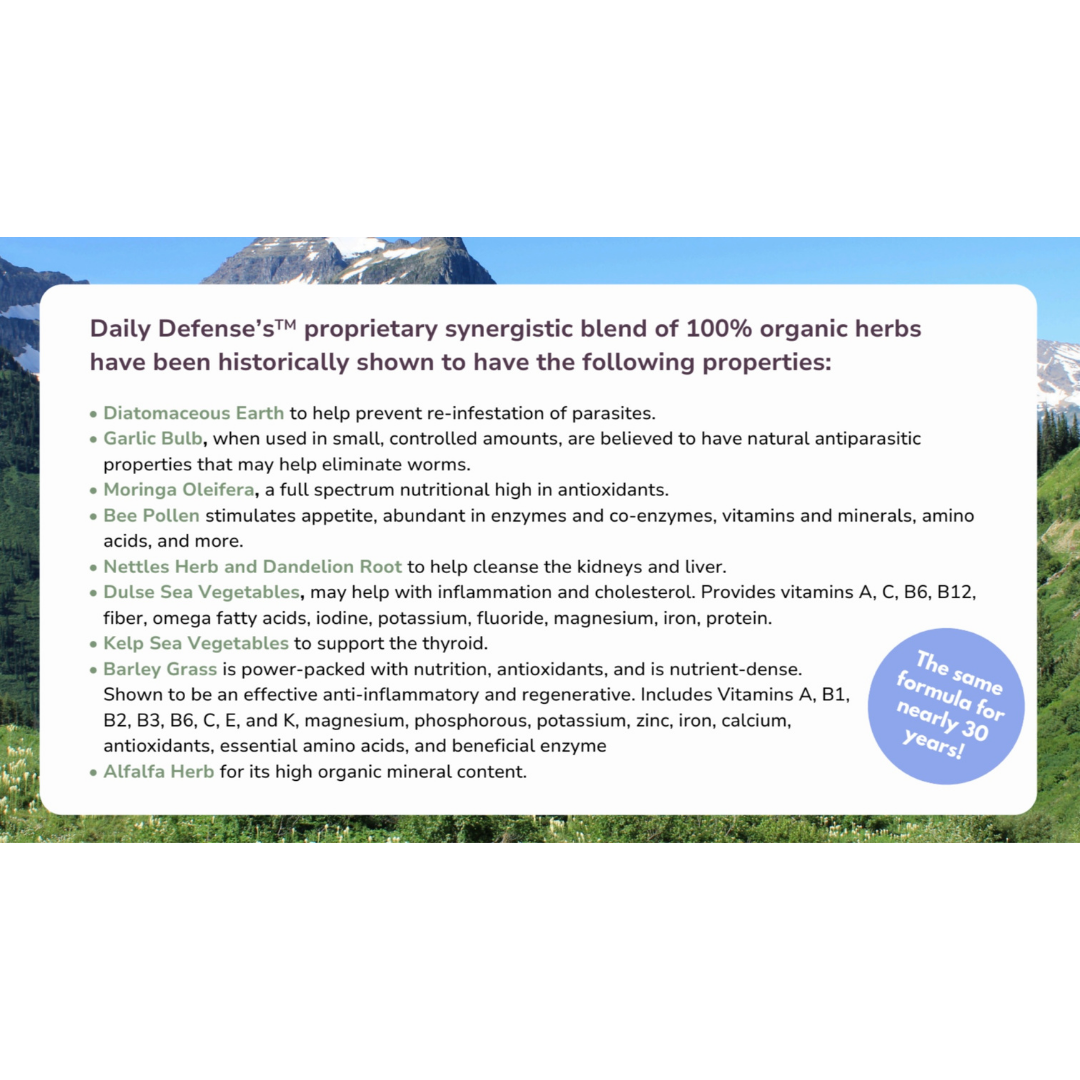Glacier Peak Daily Defense | Natural Detox + Immune Support