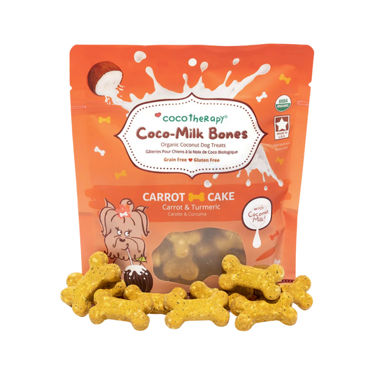 CocoTherapy Organic Coco-Milk Bones | Carrot Cake