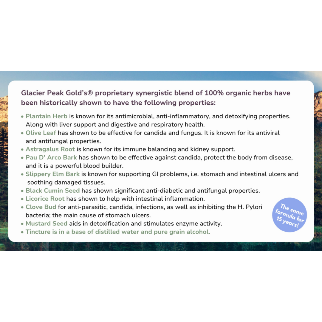 Glacier Peak Gold | Natural Yeast Support