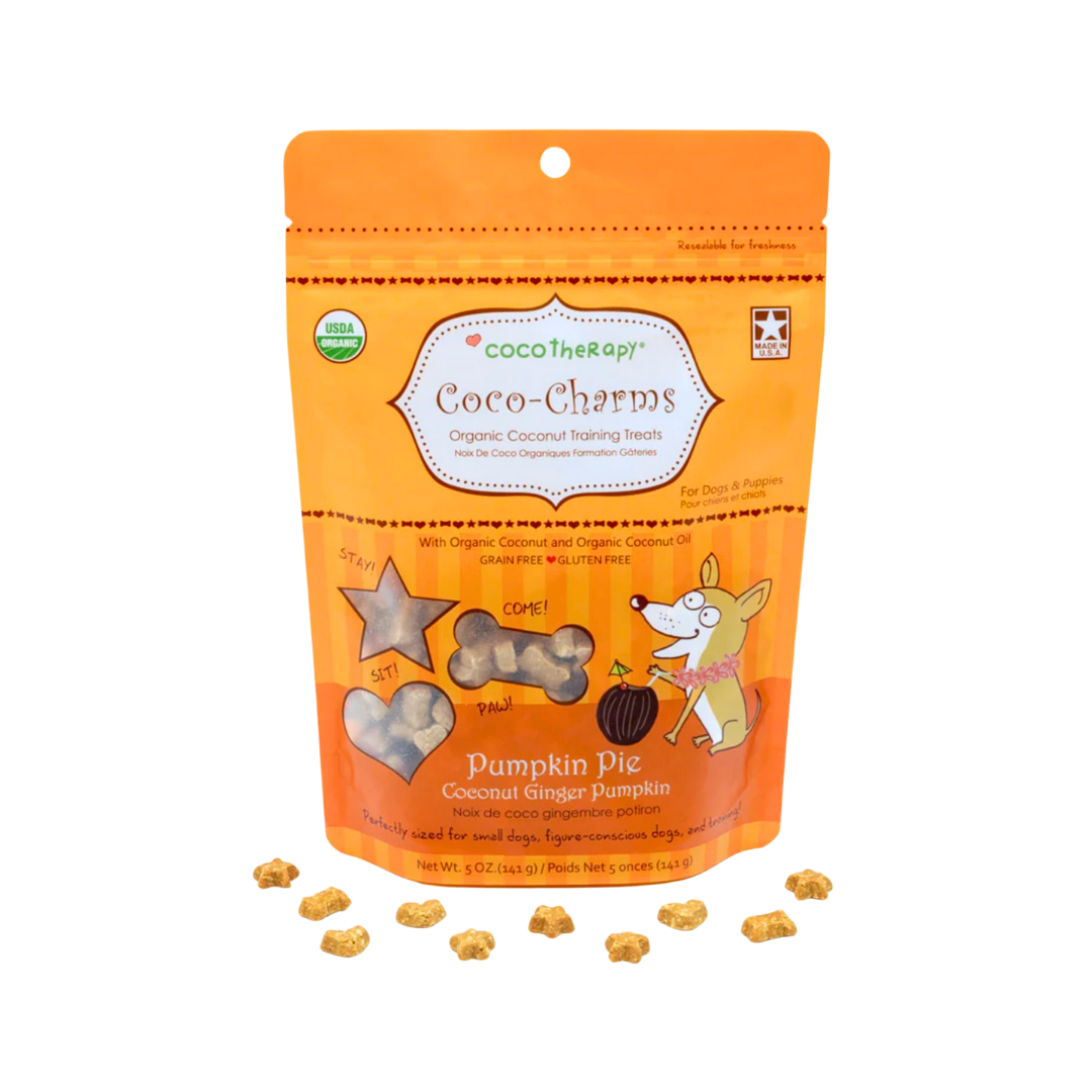 CocoTherapy Coco-Charms Training Treats | Pumpkin Pie