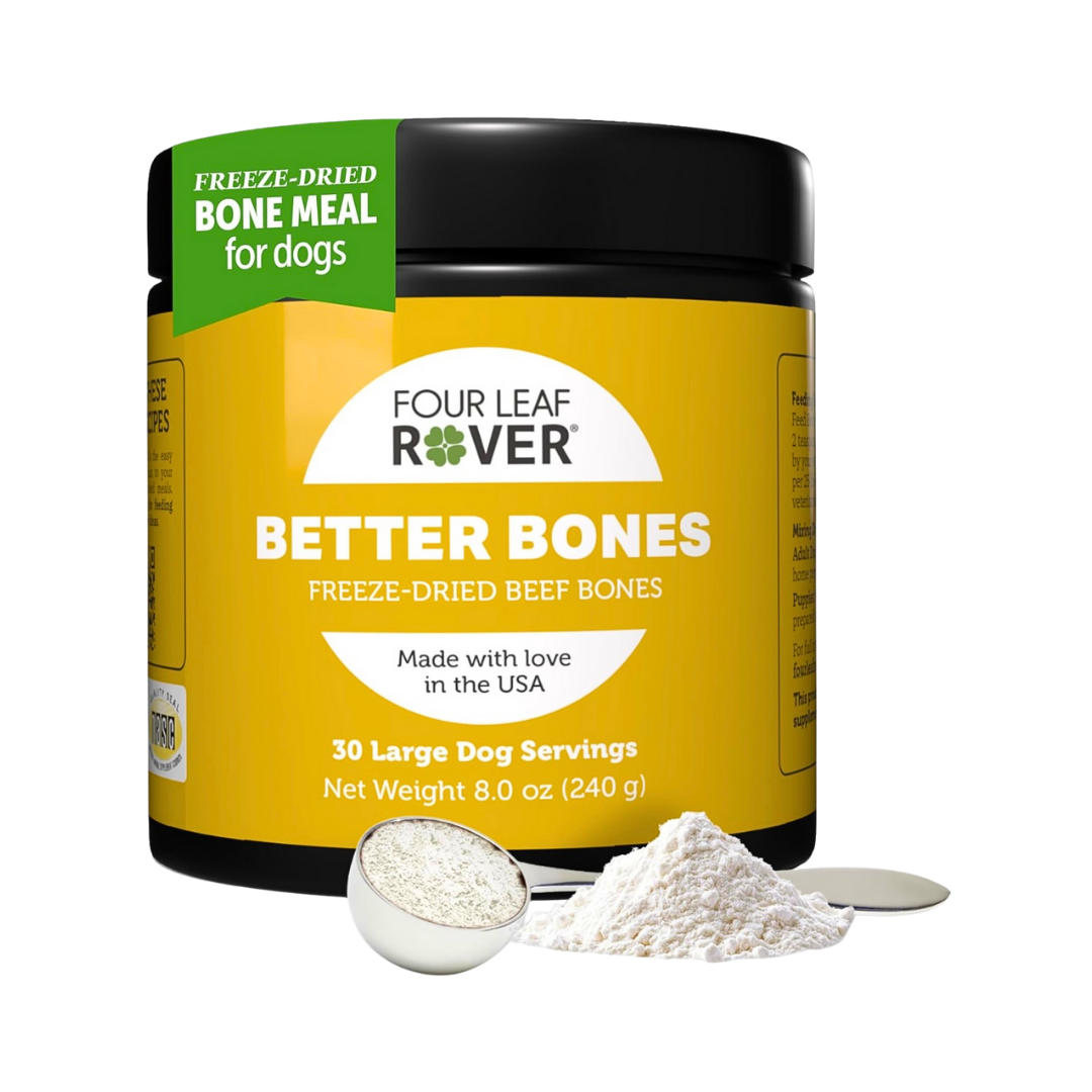Four Leaf Rover Better Bones | Natural Calcium + Mineral Supplement