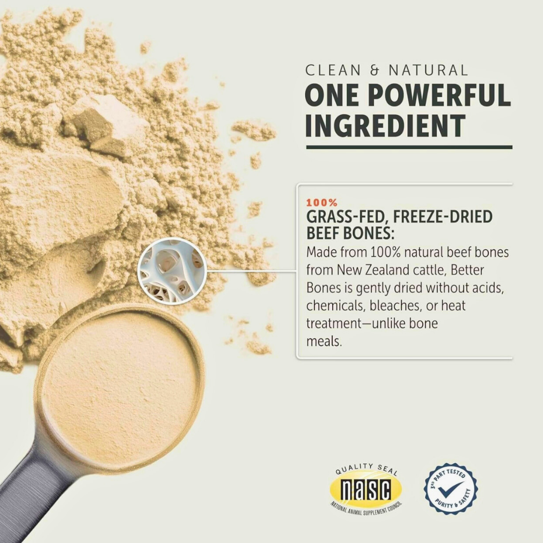 Four Leaf Rover Better Bones | Natural Calcium + Mineral Supplement