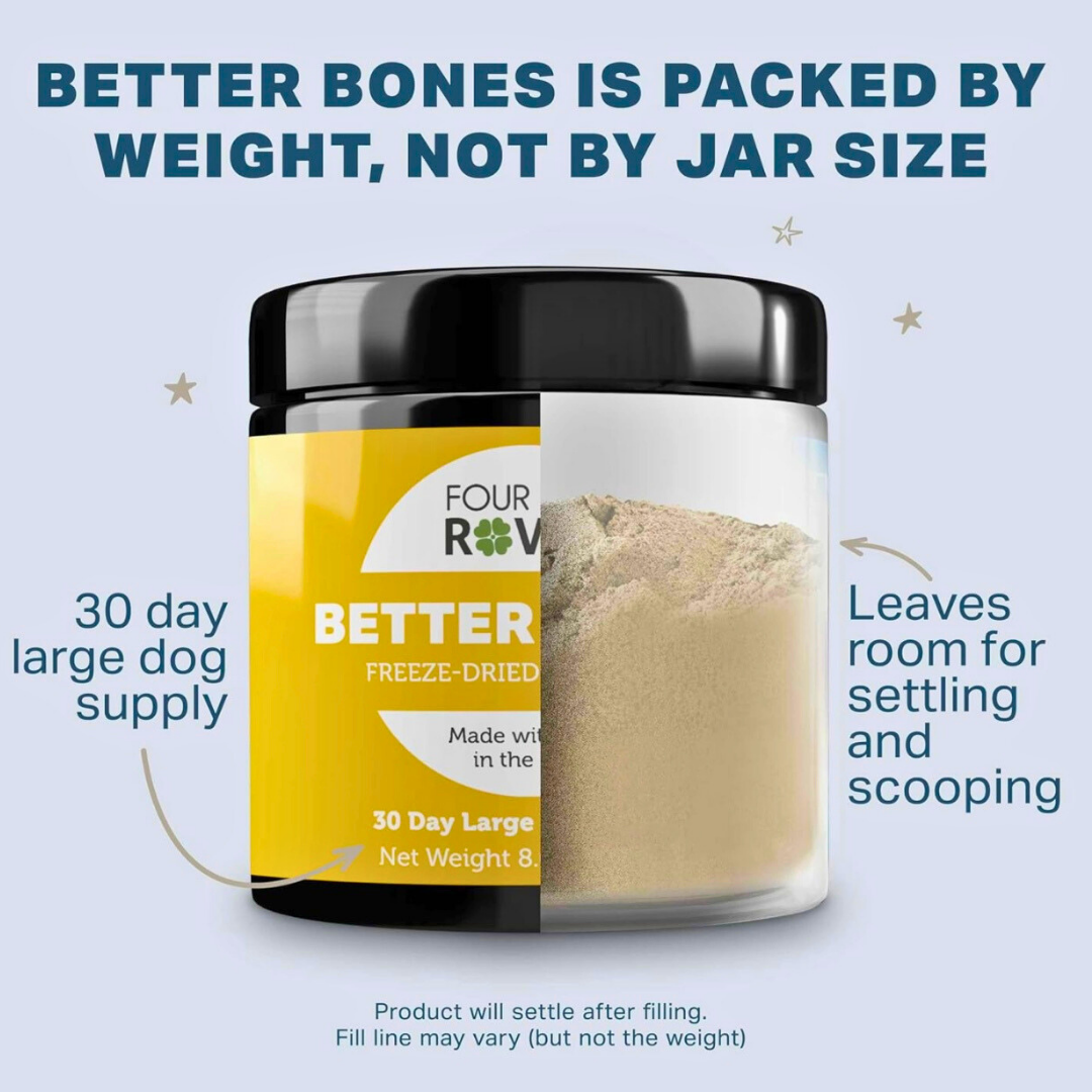 Four Leaf Rover Better Bones | Natural Calcium + Mineral Supplement