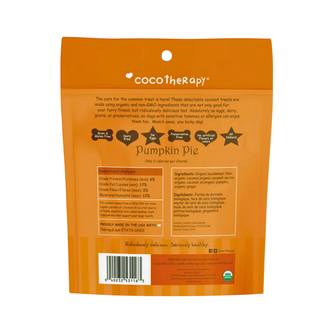 CocoTherapy Coco-Charms Training Treats | Pumpkin Pie