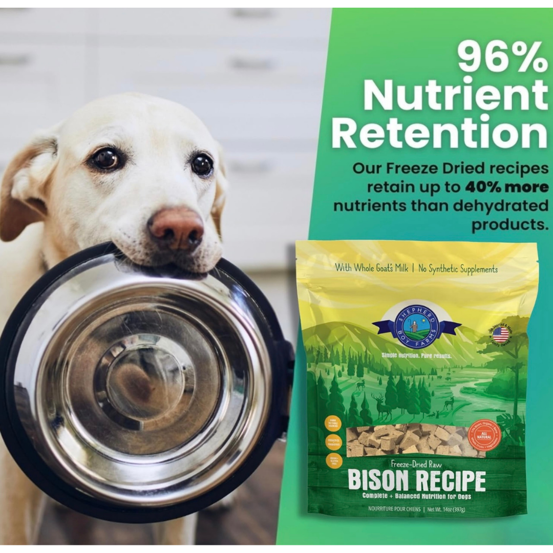 Shepherd Boy Farms Freeze-Dried Raw | Bison