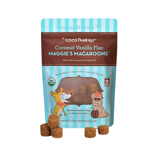 CocoTherapy Organic Maggie's Macaroons | Vanilla Flax