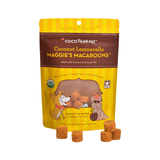 CocoTherapy Organic Maggie's Macaroons | Lemoncello